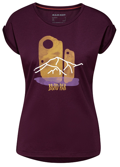 Футболка женская Mammut Mountain T-Shirt Grape - Фото 1 большая