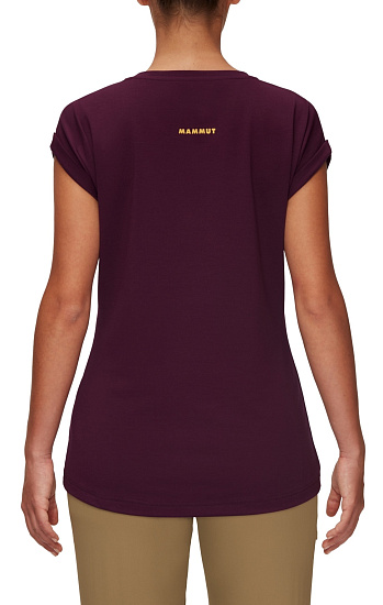 Футболка женская Mammut Mountain T-Shirt Grape - Фото 3 большая