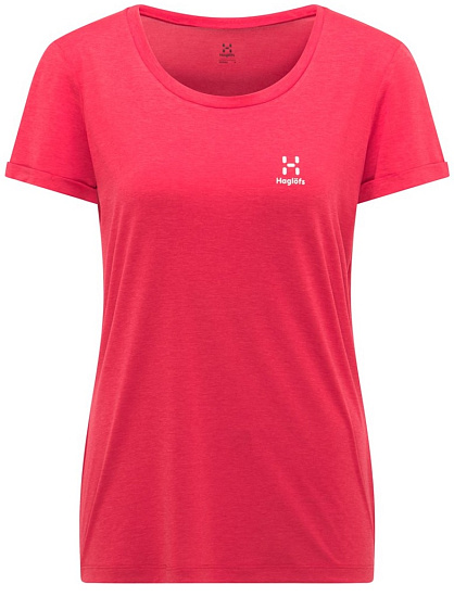 Футболка женская Haglofs Ridge Hike Tee Scarlet Red - Фото 1 большая