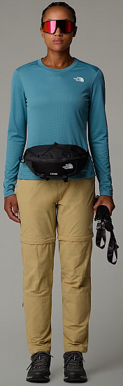 Лонгслив женский The North Face Shadow Ls Algae Blue - Фото 4 большая