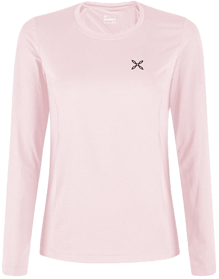 Лонгслив женский Montura Delta Mix Maglia Light Rose - Фото 1 большая