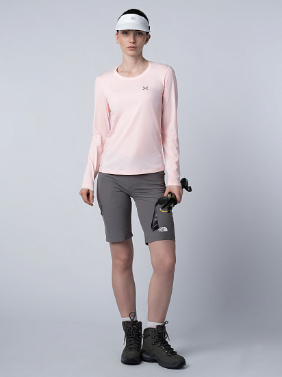 Лонгслив женский Montura Delta Mix Maglia Light Rose - Фото 3 большая