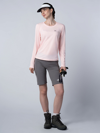 Лонгслив женский Montura Delta Mix Maglia Light Rose - Фото 5 большая