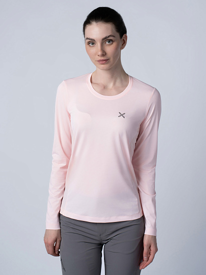 Лонгслив женский Montura Delta Mix Maglia Light Rose - Фото 6 большая