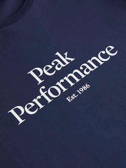 Футболка женская Peak Performance Original Blue Shadow - Фото 4 большая