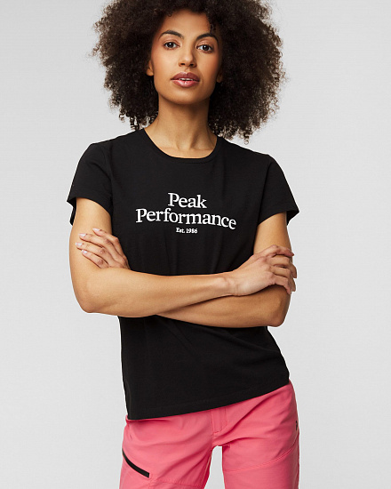 Футболка женская Peak Performance Original Black - Фото 6 большая