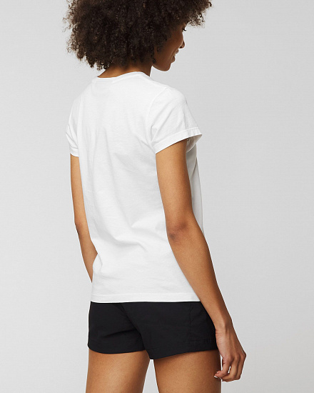 Футболка женская Peak Performance Original White/Antarctica - Фото 5 большая