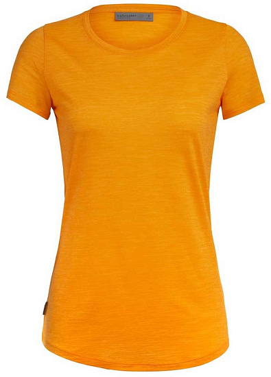 Футболка женская Icebreaker Sphere SS Low Crewe Sun Hthr - Фото 1 большая