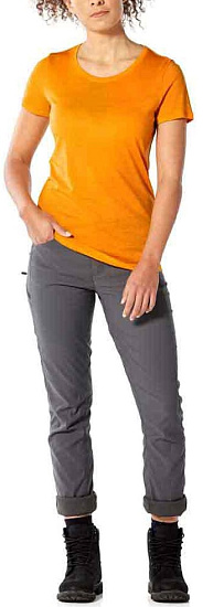 Футболка женская Icebreaker Sphere SS Low Crewe Sun Hthr - Фото 4 большая