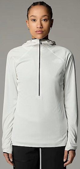 Лонгслив женский The North Face Summit Direct Sun Hoodie White Dune - Фото 3 большая