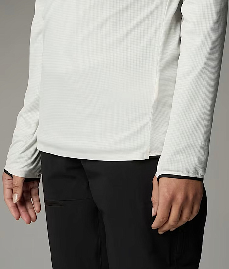 Лонгслив женский The North Face Summit Direct Sun Hoodie White Dune - Фото 7 большая