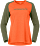 Лонгслив женский Norrona Fjora Equaliser Ls Orange Alert - Фото 1 малая