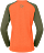 Лонгслив женский Norrona Fjora Equaliser Ls Orange Alert - Фото 3 малая