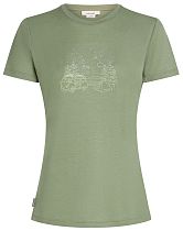 Футболка женская Icebreaker Merino 150 Tech Lite Ss Van Camp Lichen