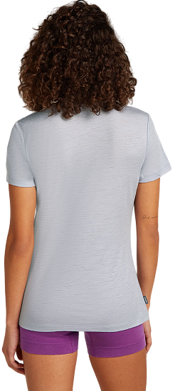 Футболка женская Icebreaker Merino 150 Tech Lite Ss Sunrise Sumit Grey Quartz - Фото 3 большая