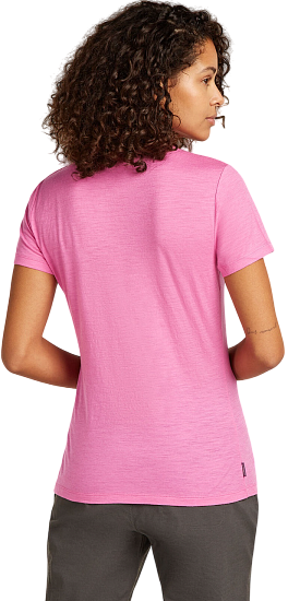 Футболка женская Icebreaker Merino 150 Tech Lite Ss Fresh Fern Pop - Фото 3 большая