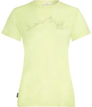 Футболка женская Icebreaker Merino 150 Tech Lite Ss Airbourne Squ Citrine