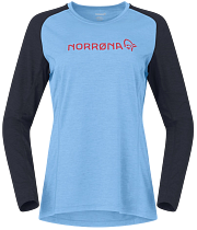 Лонгслив женский Norrona Fjora Equaliser Lightweight LS Frozen Fjord