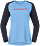 Лонгслив женский Norrona Fjora Equaliser Lightweight LS Frozen Fjord - Фото 1 малая