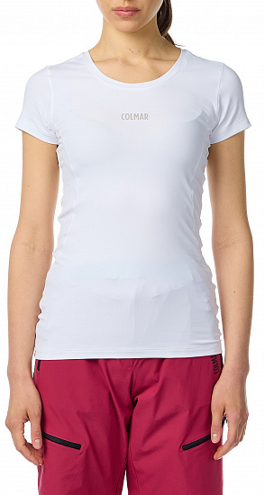 Футболка женская Colmar Zone SS White - Фото 2 большая