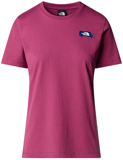 Футболка женская The North Face Outdoor Graphic Cyber Berry - Фото 1 большая