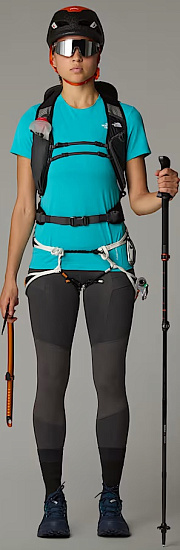 Футболка женская The North Face Lightning Alpine Galactic Blue - Фото 6 большая