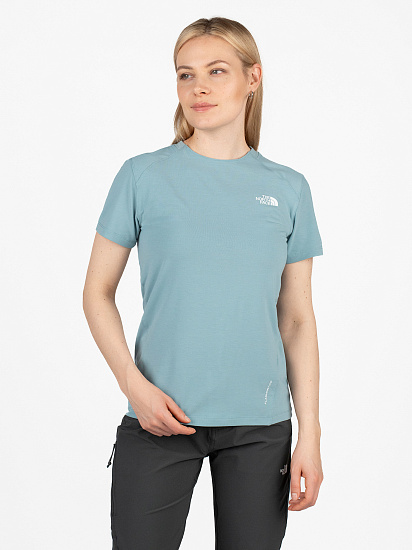 Футболка женская The North Face Lightning Alpine Shallow Blue - Фото 4 большая