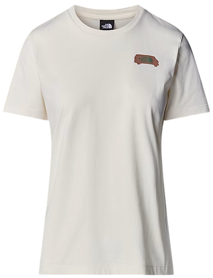 Футболка женская The North Face Outdoor Graphic White Dune - Фото 1 большая