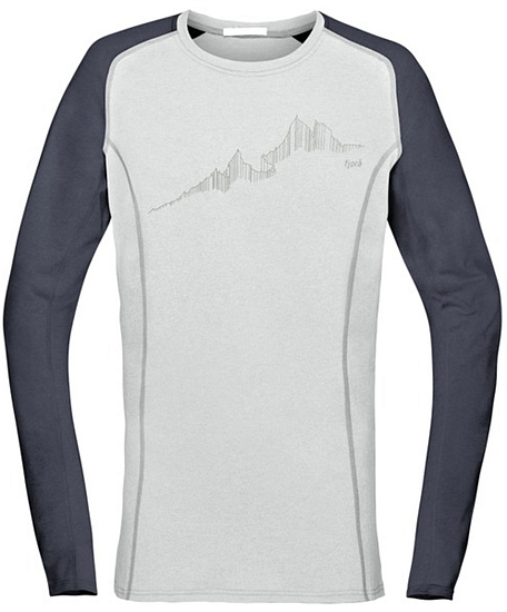 Футболка женская Norrona Fjora Equaliser Lightweight Ls Caviar/Drizzle - Фото 1 большая