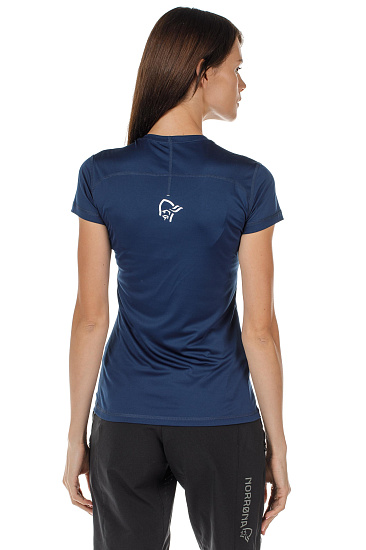 Футболка женская Norrona /29 Tech Indigo Night - Фото 4 большая