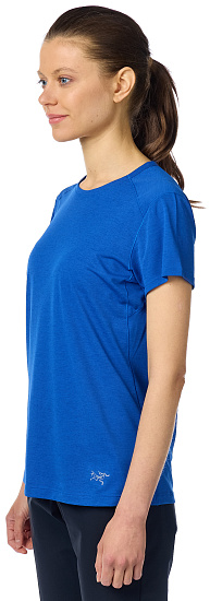 Футболка женская Arcteryx Quadra crew ss Vitality - Фото 3 большая