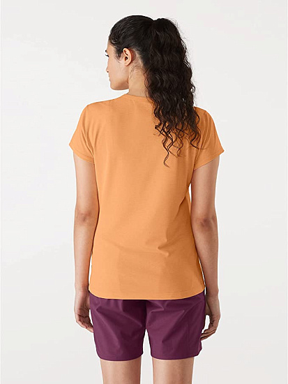 Футболка женская Arcteryx Quadra crew ss Horizon - Фото 3 большая