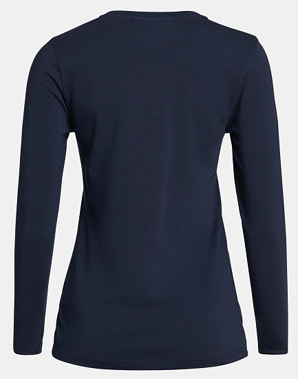 Лонгслив женский Peak Performance Original LS Blue Shadow - Фото 3 большая