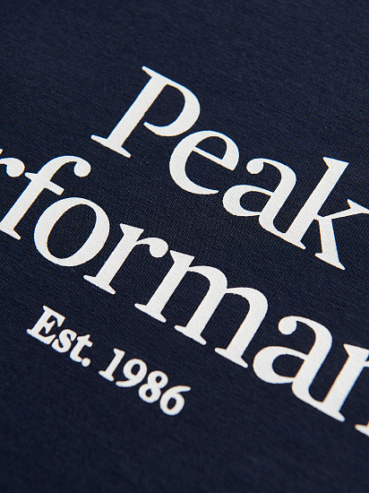 Лонгслив женский Peak Performance Original LS Blue Shadow - Фото 5 большая