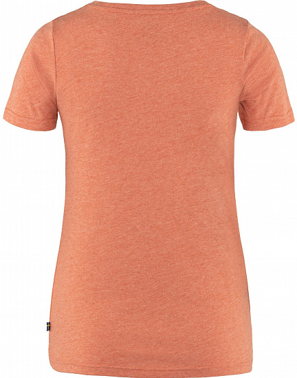 Футболка женская Fjallraven Sunrise Rowan Red Melange - Фото 2 большая