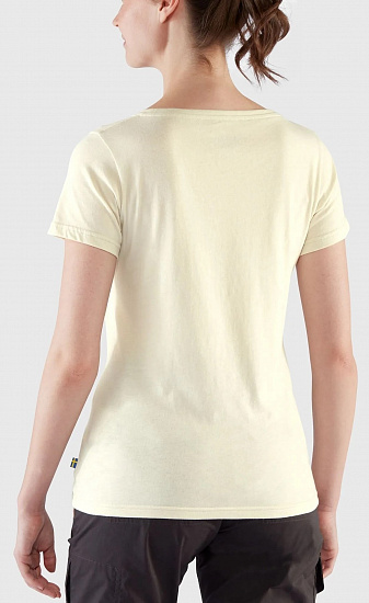 Футболка женская Fjallraven Sunrise Chalk White - Фото 5 большая