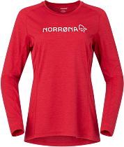 Лонгслив женский Norrona Fjora Equaliser Lightweight LS Aura Orange