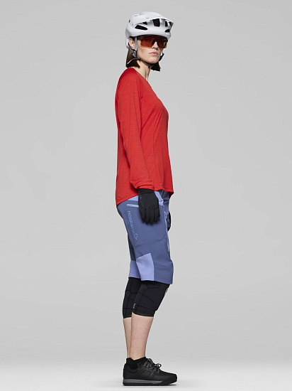 Лонгслив женский Norrona Fjora Equaliser Lightweight LS Aura Orange - Фото 5 большая