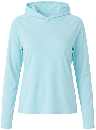 Лонгслив женский Krimson Klover Monterey Hoodie Performance UV Light Blue - Фото 1 большая