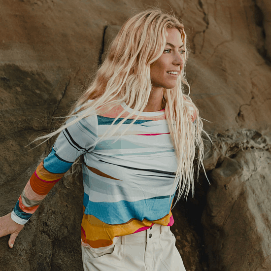 Лонгслив женский Krimson Klover Breck Performance UV Landscape - Фото 4 большая