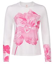 Лонгслив женский Krimson Klover Breck Performance UV Fuchsia Pressed Floral