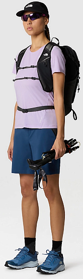 Футболка женская The North Face Lightning Alpine Ss Lite Lilac - Фото 5 большая