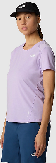 Футболка женская The North Face Lightning Alpine Ss Lite Lilac - Фото 8 большая