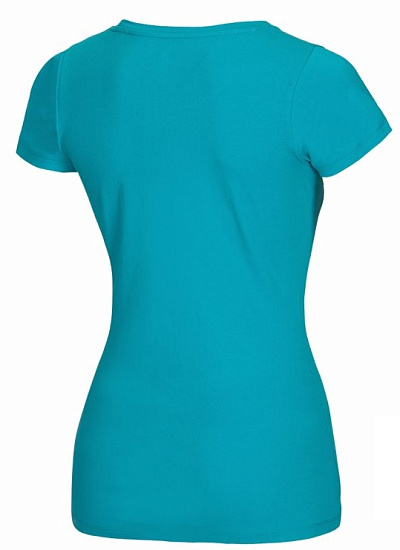 Футболка женская Ocun Blooms Baltic Blue - Фото 2 большая