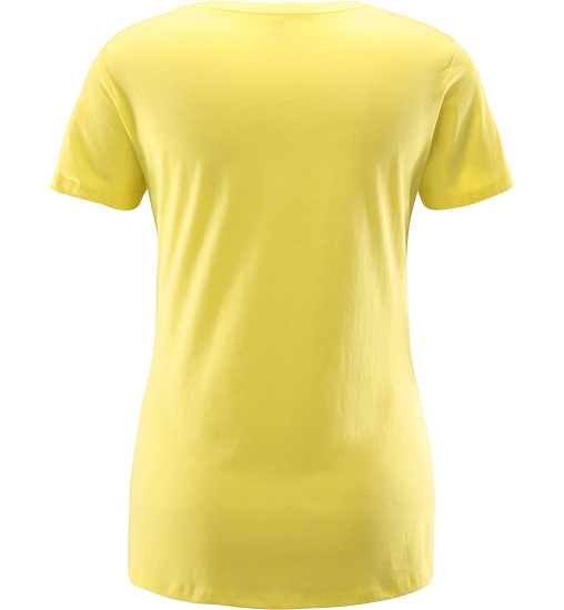 Футболка женская Haglofs Mirth Tee Frozen Yellow - Фото 2 большая