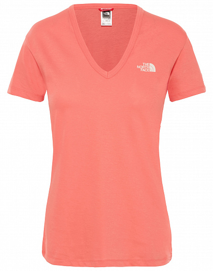 Футболка женская The North Face S/S Simple Dom Spiced Coral - Фото 1 большая