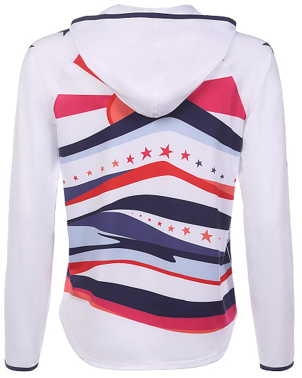 Лонгслив женский Krimson Klover Hallie Hoodie Multi Sunshine - Фото 2 большая