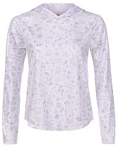 Лонгслив женский Krimson Klover Hallie Hoodie Graffiti Neutral