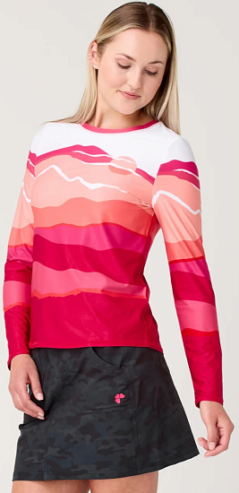 Лонгслив женский Krimson Klover Sara Mtn Sunrise Pinks - Фото 3 большая