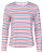 Лонгслив женский Krimson Klover Sara Multi Stripe White - Фото 1 малая